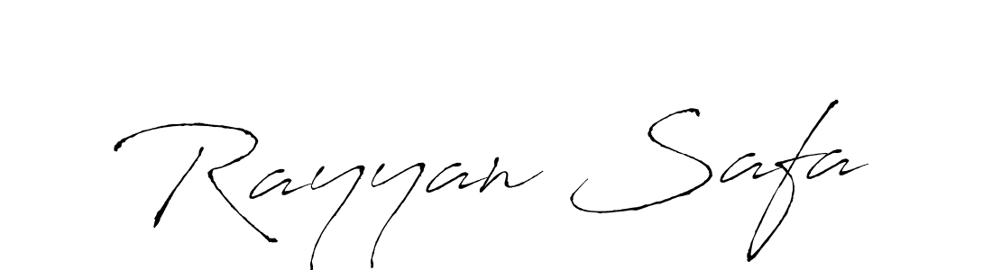 Similarly Antro_Vectra is the best handwritten signature design. Signature creator online .You can use it as an online autograph creator for name Rayyan Safa. Rayyan Safa signature style 6 images and pictures png