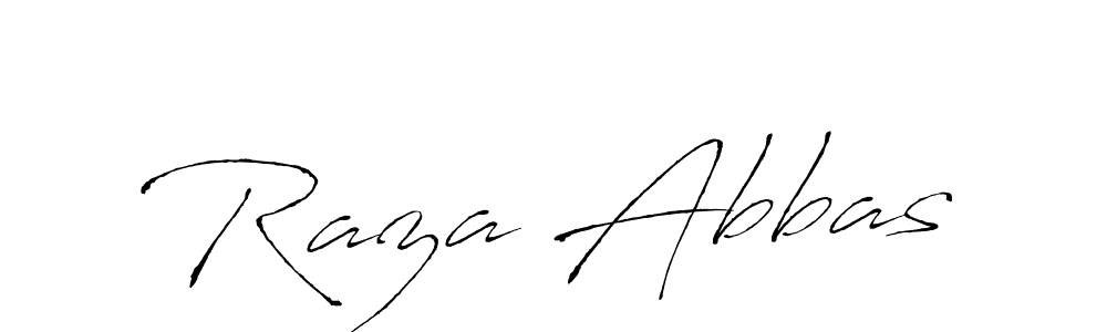 How to make Raza Abbas name signature. Use Antro_Vectra style for creating short signs online. This is the latest handwritten sign. Raza Abbas signature style 6 images and pictures png