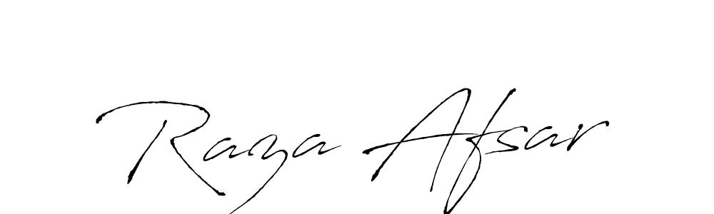 How to make Raza Afsar signature? Antro_Vectra is a professional autograph style. Create handwritten signature for Raza Afsar name. Raza Afsar signature style 6 images and pictures png