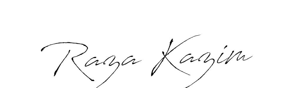You should practise on your own different ways (Antro_Vectra) to write your name (Raza Kazim) in signature. don't let someone else do it for you. Raza Kazim signature style 6 images and pictures png