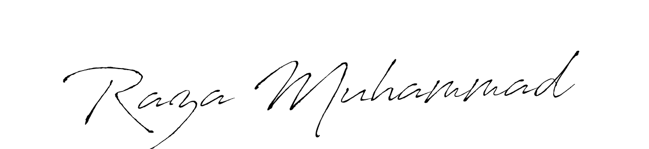 Use a signature maker to create a handwritten signature online. With this signature software, you can design (Antro_Vectra) your own signature for name Raza Muhammad. Raza Muhammad signature style 6 images and pictures png