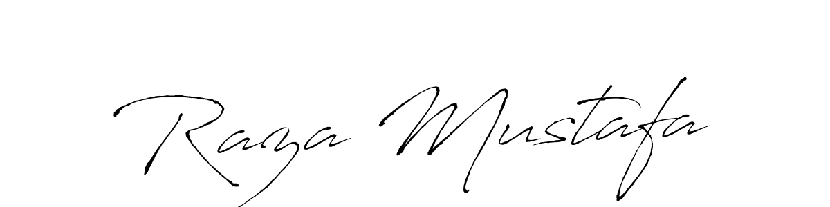 Raza Mustafa stylish signature style. Best Handwritten Sign (Antro_Vectra) for my name. Handwritten Signature Collection Ideas for my name Raza Mustafa. Raza Mustafa signature style 6 images and pictures png