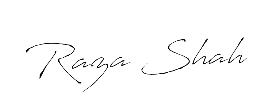 You should practise on your own different ways (Antro_Vectra) to write your name (Raza Shah) in signature. don't let someone else do it for you. Raza Shah signature style 6 images and pictures png