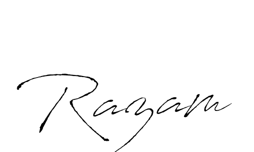 Make a beautiful signature design for name Razam. Use this online signature maker to create a handwritten signature for free. Razam signature style 6 images and pictures png