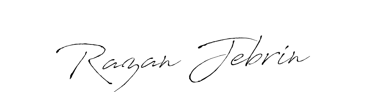 This is the best signature style for the Razan Jebrin name. Also you like these signature font (Antro_Vectra). Mix name signature. Razan Jebrin signature style 6 images and pictures png