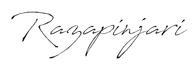 Once you've used our free online signature maker to create your best signature Antro_Vectra style, it's time to enjoy signing your documents with Razapinjari name. Razapinjari signature style 6 images and pictures png
