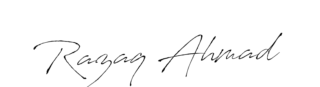 How to make Razaq Ahmad signature? Antro_Vectra is a professional autograph style. Create handwritten signature for Razaq Ahmad name. Razaq Ahmad signature style 6 images and pictures png