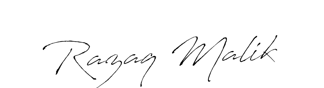 You should practise on your own different ways (Antro_Vectra) to write your name (Razaq Malik) in signature. don't let someone else do it for you. Razaq Malik signature style 6 images and pictures png