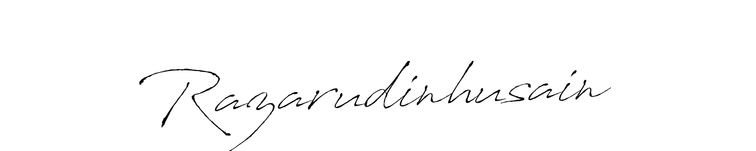 How to make Razarudinhusain signature? Antro_Vectra is a professional autograph style. Create handwritten signature for Razarudinhusain name. Razarudinhusain signature style 6 images and pictures png