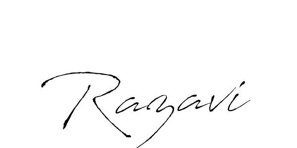 You should practise on your own different ways (Antro_Vectra) to write your name (Razavi) in signature. don't let someone else do it for you. Razavi signature style 6 images and pictures png