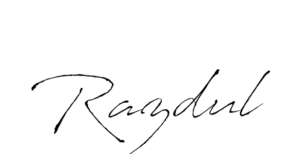 Create a beautiful signature design for name Razdul. With this signature (Antro_Vectra) fonts, you can make a handwritten signature for free. Razdul signature style 6 images and pictures png