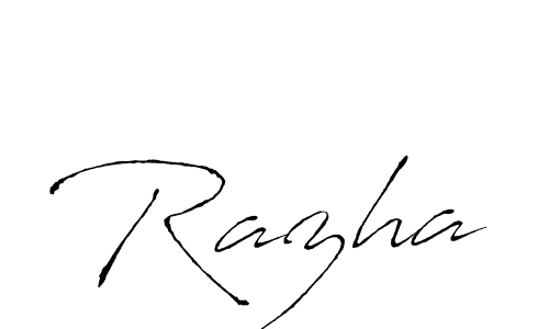 Similarly Antro_Vectra is the best handwritten signature design. Signature creator online .You can use it as an online autograph creator for name Razha. Razha signature style 6 images and pictures png