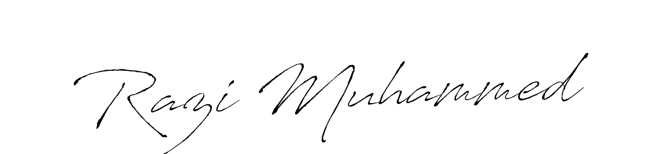 Design your own signature with our free online signature maker. With this signature software, you can create a handwritten (Antro_Vectra) signature for name Razi Muhammed. Razi Muhammed signature style 6 images and pictures png