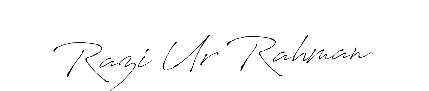 How to make Razi Ur Rahman signature? Antro_Vectra is a professional autograph style. Create handwritten signature for Razi Ur Rahman name. Razi Ur Rahman signature style 6 images and pictures png