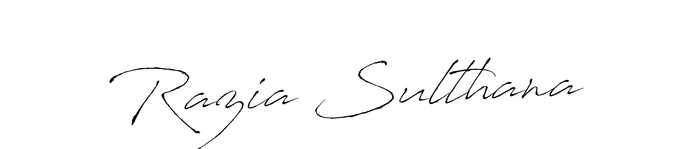 Antro_Vectra is a professional signature style that is perfect for those who want to add a touch of class to their signature. It is also a great choice for those who want to make their signature more unique. Get Razia Sulthana name to fancy signature for free. Razia Sulthana signature style 6 images and pictures png