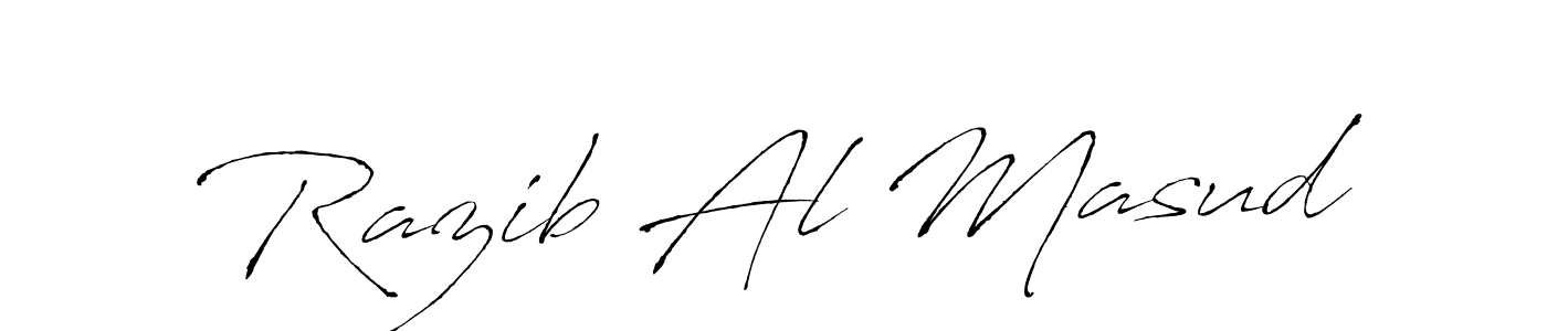 Make a beautiful signature design for name Razib Al Masud. With this signature (Antro_Vectra) style, you can create a handwritten signature for free. Razib Al Masud signature style 6 images and pictures png
