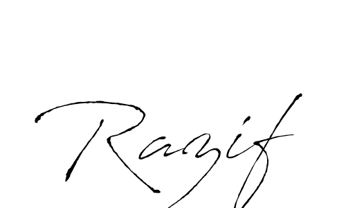 Also You can easily find your signature by using the search form. We will create Razif name handwritten signature images for you free of cost using Antro_Vectra sign style. Razif signature style 6 images and pictures png