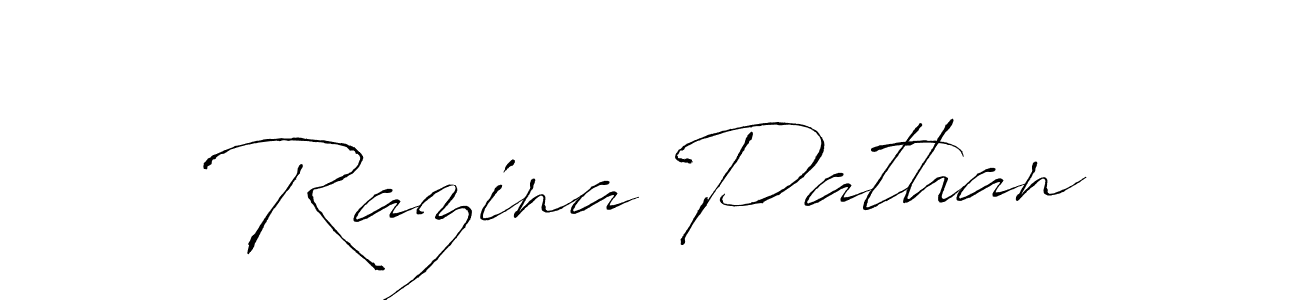Also we have Razina Pathan name is the best signature style. Create professional handwritten signature collection using Antro_Vectra autograph style. Razina Pathan signature style 6 images and pictures png