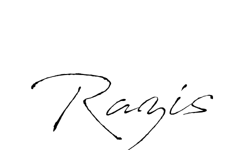 Use a signature maker to create a handwritten signature online. With this signature software, you can design (Antro_Vectra) your own signature for name Razis. Razis signature style 6 images and pictures png