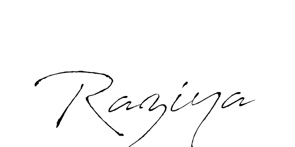 Raziya stylish signature style. Best Handwritten Sign (Antro_Vectra) for my name. Handwritten Signature Collection Ideas for my name Raziya. Raziya signature style 6 images and pictures png