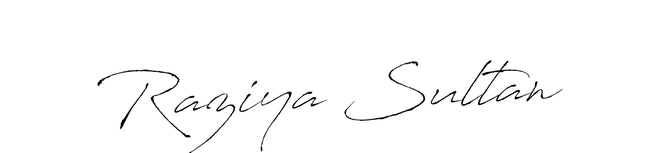 Raziya Sultan stylish signature style. Best Handwritten Sign (Antro_Vectra) for my name. Handwritten Signature Collection Ideas for my name Raziya Sultan. Raziya Sultan signature style 6 images and pictures png