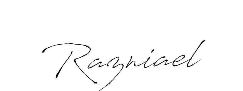 Once you've used our free online signature maker to create your best signature Antro_Vectra style, it's time to enjoy all of the benefits that Razniael name signing documents. Razniael signature style 6 images and pictures png