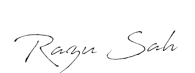 Make a beautiful signature design for name Razu Sah. Use this online signature maker to create a handwritten signature for free. Razu Sah signature style 6 images and pictures png