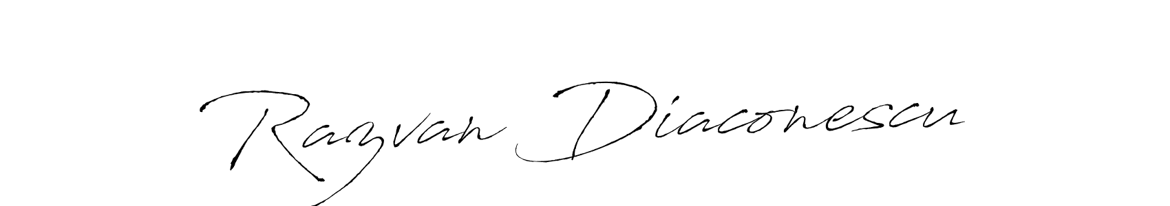 Also we have Razvan Diaconescu name is the best signature style. Create professional handwritten signature collection using Antro_Vectra autograph style. Razvan Diaconescu signature style 6 images and pictures png