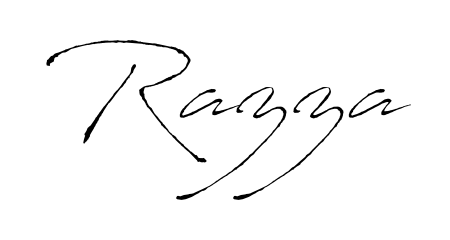 Antro_Vectra is a professional signature style that is perfect for those who want to add a touch of class to their signature. Get Razza name fancy signature for free. Razza signature style 6 images and pictures png