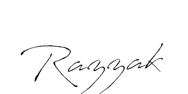 How to Draw Razzak signature style? Antro_Vectra is a latest design signature styles for name Razzak. Razzak signature style 6 images and pictures png