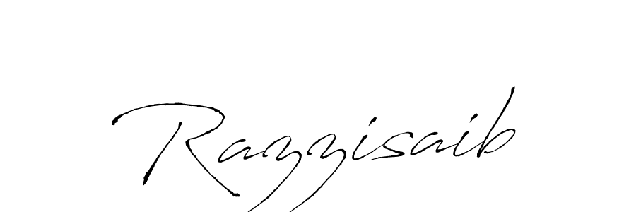 Make a beautiful signature design for name Razzisaib. With this signature (Antro_Vectra) style, you can create a handwritten signature for free. Razzisaib signature style 6 images and pictures png
