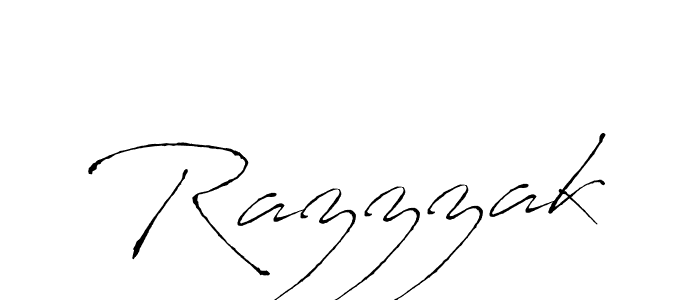 Create a beautiful signature design for name Razzzak. With this signature (Antro_Vectra) fonts, you can make a handwritten signature for free. Razzzak signature style 6 images and pictures png