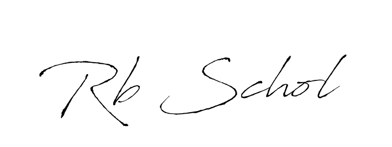 Use a signature maker to create a handwritten signature online. With this signature software, you can design (Antro_Vectra) your own signature for name Rb Schol. Rb Schol signature style 6 images and pictures png