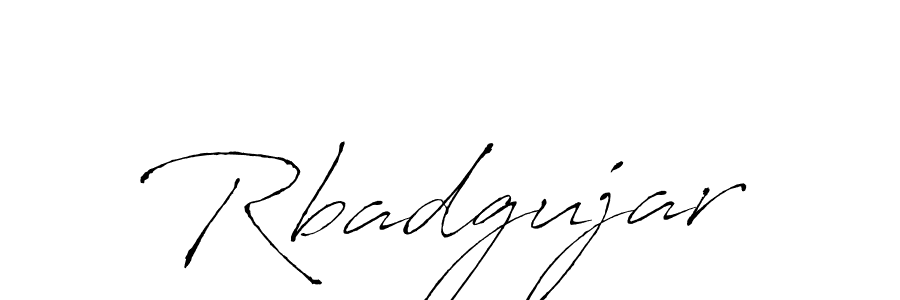 Make a beautiful signature design for name Rbadgujar. Use this online signature maker to create a handwritten signature for free. Rbadgujar signature style 6 images and pictures png