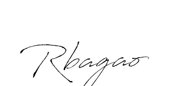 Design your own signature with our free online signature maker. With this signature software, you can create a handwritten (Antro_Vectra) signature for name Rbagao. Rbagao signature style 6 images and pictures png