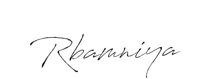 Also we have Rbamniya name is the best signature style. Create professional handwritten signature collection using Antro_Vectra autograph style. Rbamniya signature style 6 images and pictures png