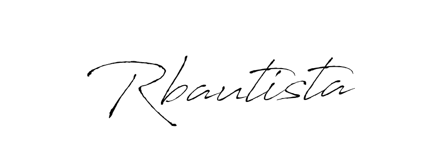 Design your own signature with our free online signature maker. With this signature software, you can create a handwritten (Antro_Vectra) signature for name Rbautista. Rbautista signature style 6 images and pictures png