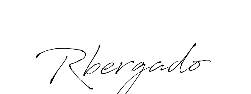 Make a beautiful signature design for name Rbergado. With this signature (Antro_Vectra) style, you can create a handwritten signature for free. Rbergado signature style 6 images and pictures png