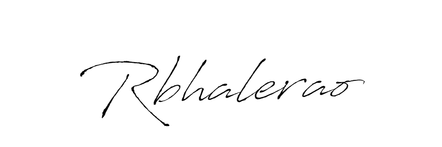 Create a beautiful signature design for name Rbhalerao. With this signature (Antro_Vectra) fonts, you can make a handwritten signature for free. Rbhalerao signature style 6 images and pictures png