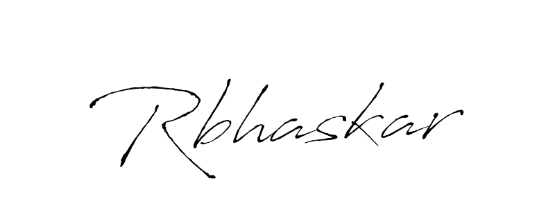 Create a beautiful signature design for name Rbhaskar. With this signature (Antro_Vectra) fonts, you can make a handwritten signature for free. Rbhaskar signature style 6 images and pictures png