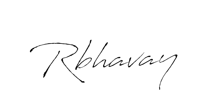 Make a beautiful signature design for name Rbhavay. With this signature (Antro_Vectra) style, you can create a handwritten signature for free. Rbhavay signature style 6 images and pictures png