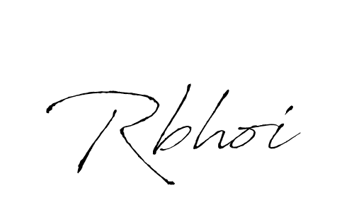 How to make Rbhoi name signature. Use Antro_Vectra style for creating short signs online. This is the latest handwritten sign. Rbhoi signature style 6 images and pictures png