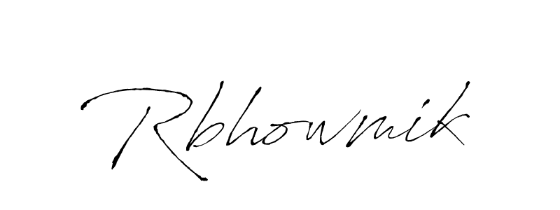 You should practise on your own different ways (Antro_Vectra) to write your name (Rbhowmik) in signature. don't let someone else do it for you. Rbhowmik signature style 6 images and pictures png