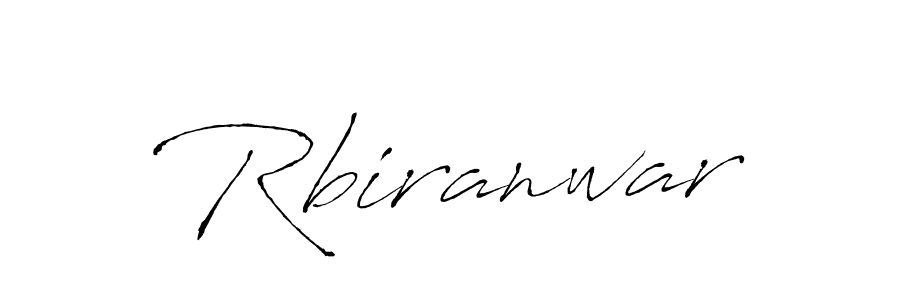 Design your own signature with our free online signature maker. With this signature software, you can create a handwritten (Antro_Vectra) signature for name Rbiranwar. Rbiranwar signature style 6 images and pictures png
