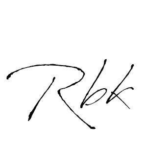 Best and Professional Signature Style for Rbk. Antro_Vectra Best Signature Style Collection. Rbk signature style 6 images and pictures png