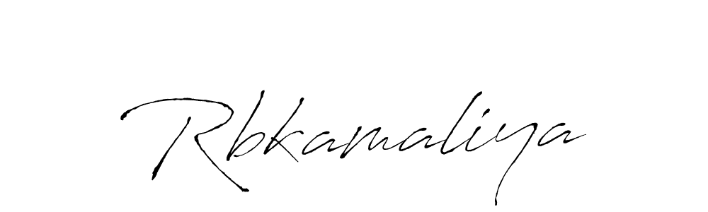 Create a beautiful signature design for name Rbkamaliya. With this signature (Antro_Vectra) fonts, you can make a handwritten signature for free. Rbkamaliya signature style 6 images and pictures png