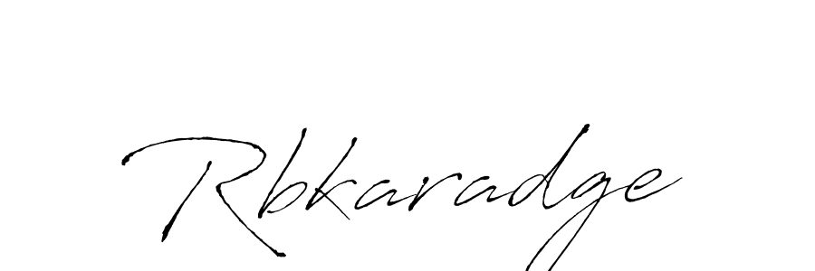 Design your own signature with our free online signature maker. With this signature software, you can create a handwritten (Antro_Vectra) signature for name Rbkaradge. Rbkaradge signature style 6 images and pictures png