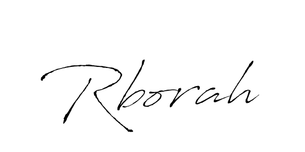 How to make Rborah signature? Antro_Vectra is a professional autograph style. Create handwritten signature for Rborah name. Rborah signature style 6 images and pictures png
