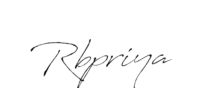 How to make Rbpriya signature? Antro_Vectra is a professional autograph style. Create handwritten signature for Rbpriya name. Rbpriya signature style 6 images and pictures png