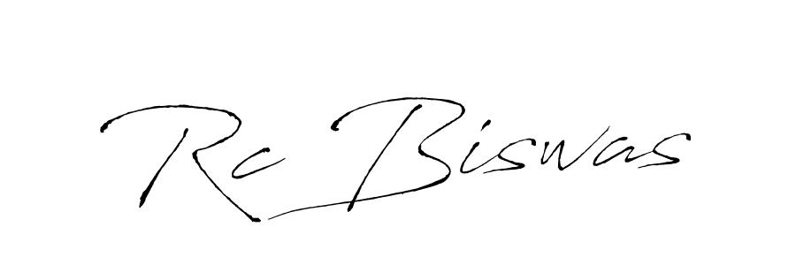 Also we have Rc Biswas name is the best signature style. Create professional handwritten signature collection using Antro_Vectra autograph style. Rc Biswas signature style 6 images and pictures png